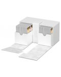 Κουτί για κάρτες και αξεσουάρ Ultimate Guard Twin Flip`n`Tray XenoSkin - Monocolor White  (200+ τεμ.) - 4t